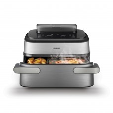 Friggitrice ad aria DualBasket 9.5L con funzione vapore Philips PED