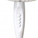 Ventilatore a piantana Muvip 45W, 3 pale, 3 velocità, altezza e inclinazione regolabili, base rinforzata, colore bianco.