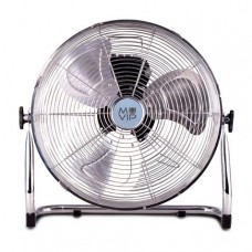 Ventilatore da pavimento industriale Muvip - 100W - 3 velocità - Colore argento