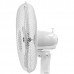 Ventilatore a piantana solare Muvip - 12000 mAh - 40 cm - 4 velocità - Luce LED - USB - Bianco
