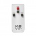 Ventilatore a piantana solare Muvip - 12000 mAh - 40 cm - 4 velocità - Luce LED - USB - Bianco