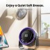 Ventilatore da tavolo Vention PBJ - Velocità massima 2500 giri/min - Batteria da 3000 mAh - Modalità notturna - Display - Connessione USB-C - Beige