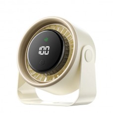 Ventilatore da tavolo Vention PBJ - Velocità massima 2500 giri/min - Batteria da 3000 mAh - Modalità notturna - Display - Connessione USB-C - Beige