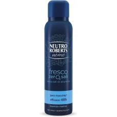 Neutro Roberts, Deodorante Uomo Spray Fresco Essenza Marina,  [Quantità minima 12 pezzi]
