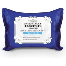 Acqua alle Rose Salviettine Viso - 20pezzi pelli normali  [Quantità minima 12 pezzi]