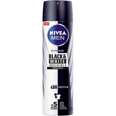 Nivea Deodorante, Men Invisible, 200 ml [Quantità minima 12 pezzi]