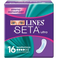 Lines Seta Ultra Assorbenti, 16 Pezzi  [Quantità minima 24 pezzi]