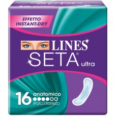 Lines Seta Ultra Assorbenti, 16 Pezzi  [Quantità minima 24 pezzi]