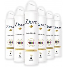 Dove Deodorante Antitraspirante Spray Invisible Dry, Maxi Formato, da 250 ml [Quantità minima 6 pezzi]