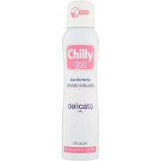 Chilly Deodorante Spray Deò Rosa Delicato, Ottimo da 150 ml  [Quantità minima 12 pezzi]