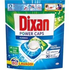 Dixan Power Caps Classico, Detersivo Lavatrice in Capsule, 60 capsule (lavaggi)  [Quantità minima 3 pezzi]