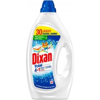 Dixan 4+1 Detersivo Liquido per Lavatrice 30 Lavaggi [Quantità minima 8 pezzi]