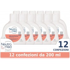 Neutromed, Detergente Intimo Delicatezza con Complesso Protezione Attiva,  pH 4.5, da 200ml [Quantità minima 12 pezzi o multipli]