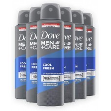 Dove Men+Care DMC, Deodorante Uomo Spray Cool Fresh, 6 pezzi da 150 ml [Quantità minima 6 pezzi]