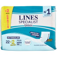 Lines Specialist Rettangolare, Confezione Da 24 Pezzi,  [Quantità minima 12 pezzi]