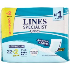 Lines Specialist Rettangolare, Confezione Da 24 Pezzi,  [Quantità minima 12 pezzi]