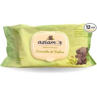 Salviette per Neonato Con Chiusura Riutilizzabile, Doppia Texture, no Profumo, Con Bisabololo e Malva, 72 Pezzi [Quantità minima 24 pezzi]