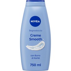 NIVEA Bagnodoccia Creme Smooth 750 ml, [Quantità minima 12 pezzi]