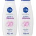 NIVEA Bagnodoccia Care & Diamond 750 ml [Quantità minima 12 pezzi]
