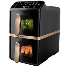 Friggitrice ad Aria Philips Dualstacked 10L con Funzione Verticale