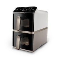 Friggitrice ad Aria Dualstacked 10L Philips PED Bianco Crema Friggitrice ad Aria Dualstacked 10L Philips PED Bianco Crema